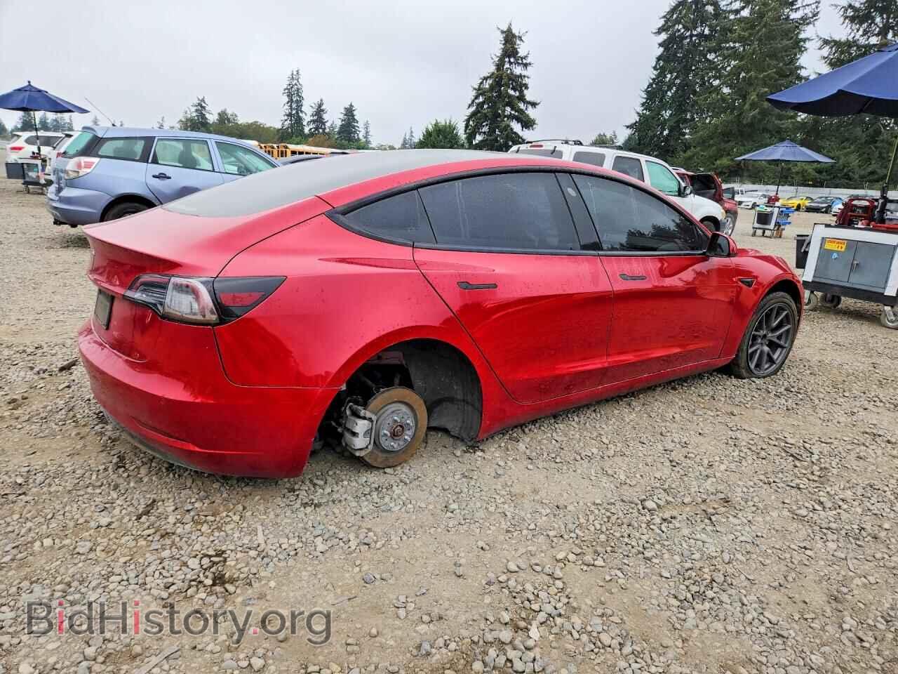 2022 TESLA MODEL 3 - VIN: 5YJ3E1EA0NF186220 - Фото 3