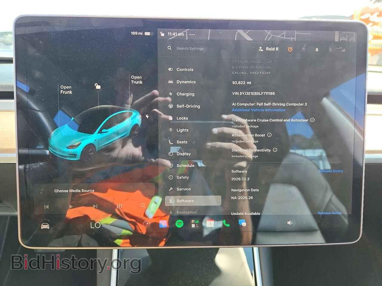 2020 TESLA MODEL 3 - VIN: 5YJ3E1EB5LF711195 - Photo 9