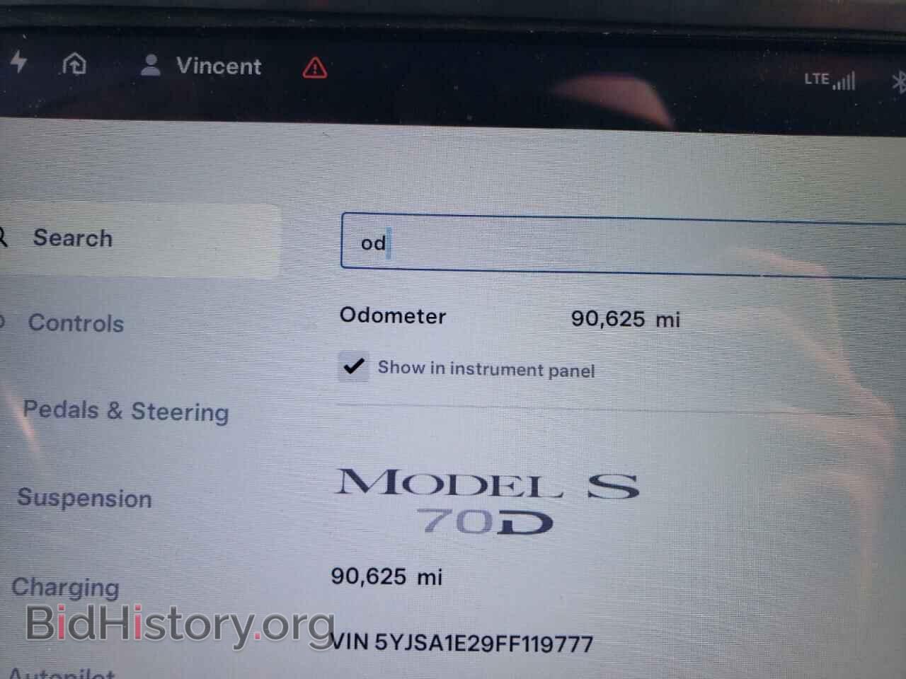 2015 TESLA MODEL S - VIN: 5YJSA1E29FF119777 - Photo 9