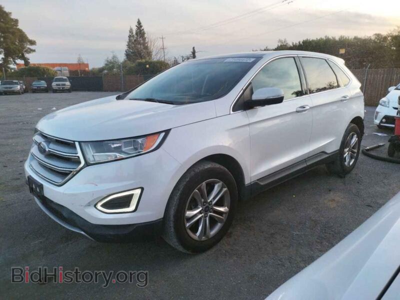 2015 Ford EDGE Edge SEL (VIN 2FMTK4J82FBC35117) — фото 1 из 13, Copart, повреждение: задняя часть
