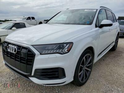 2021 Audi Q7 Q7 Prestig, white — VIN WA1VXAF76MD022430, Copart