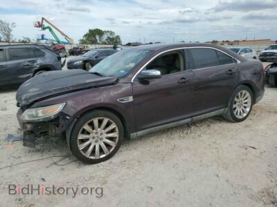 2011 Ford TAURUS Taurus LIM, темно-бордовый — VIN 1FAHP2FW5BG111178, Copart