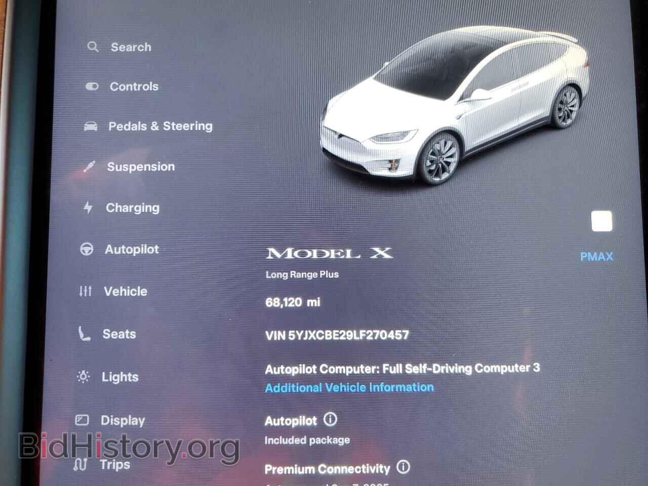 2020 TESLA MODEL X - VIN: 5YJXCBE29LF270457 - Photo 9