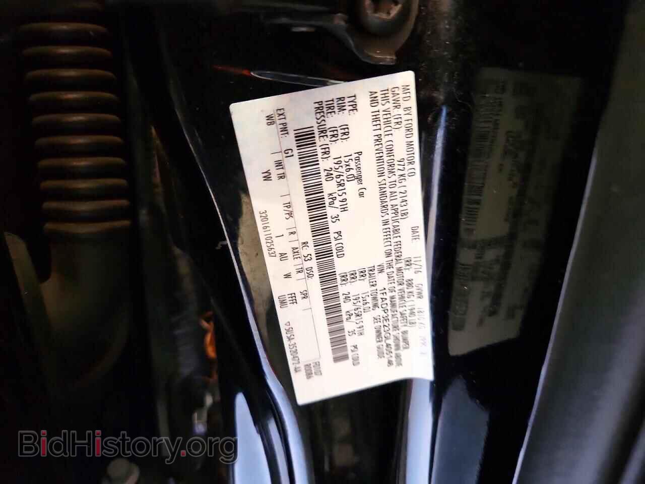 2016 FORD FOCUS - VIN: 1FADP3E23GL405146 - Photo 12