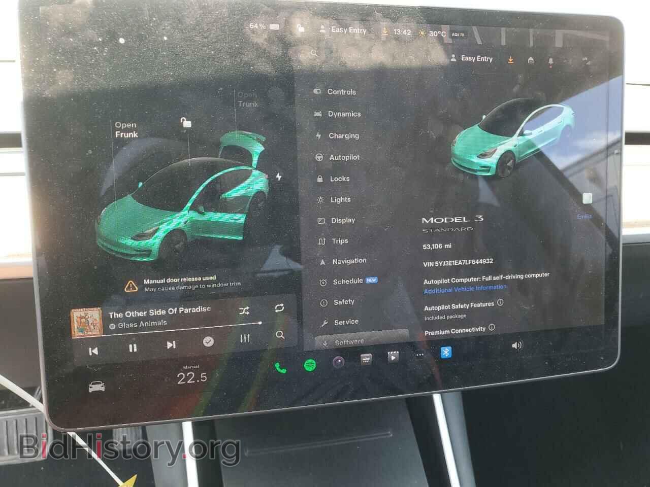 2020 TESLA MODEL 3 - VIN: 5YJ3E1EA7LF644932 - Фото 9