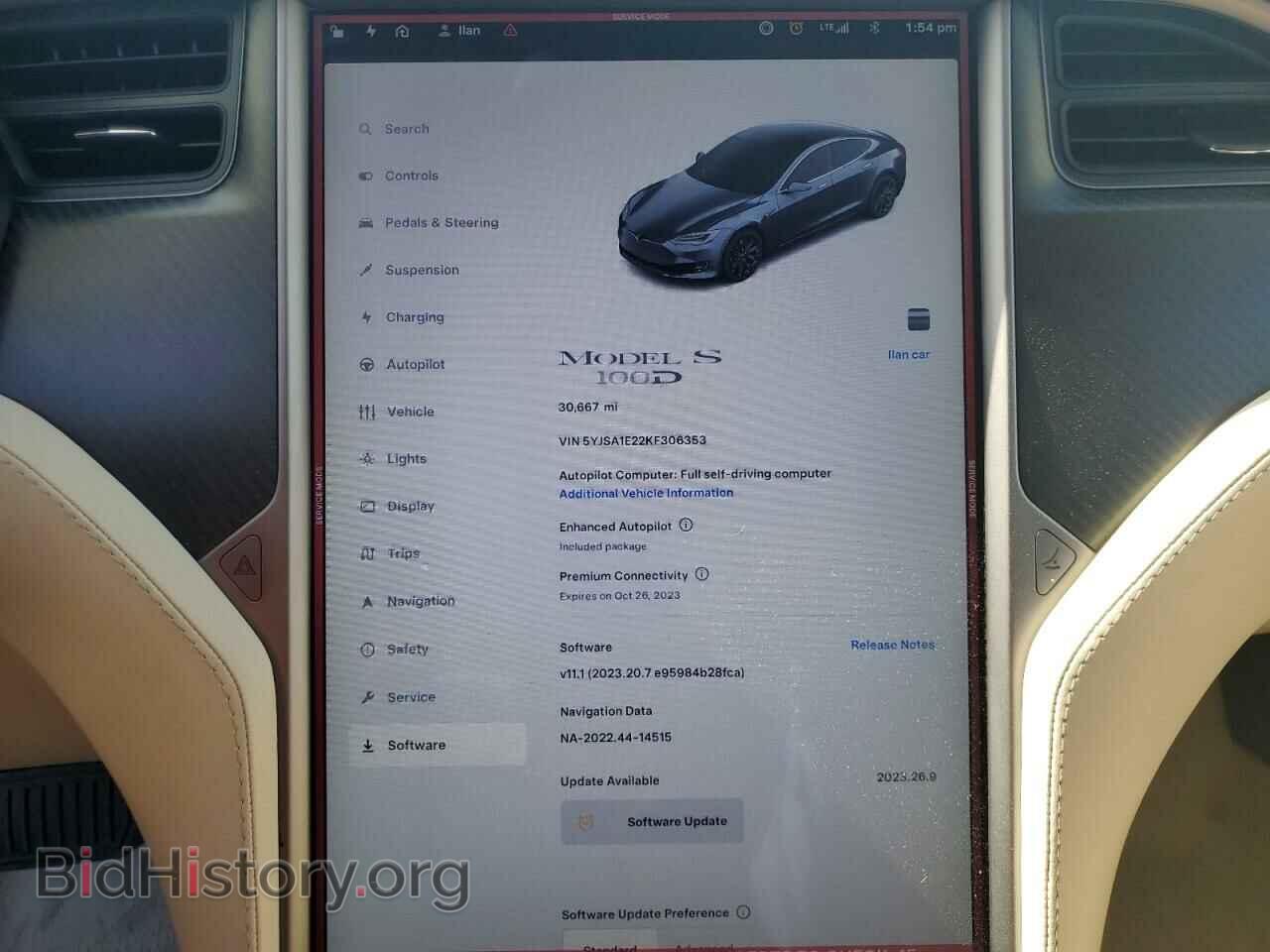 2019 TESLA MODEL S - VIN: 5YJSA1E22KF306353 - Фото 9