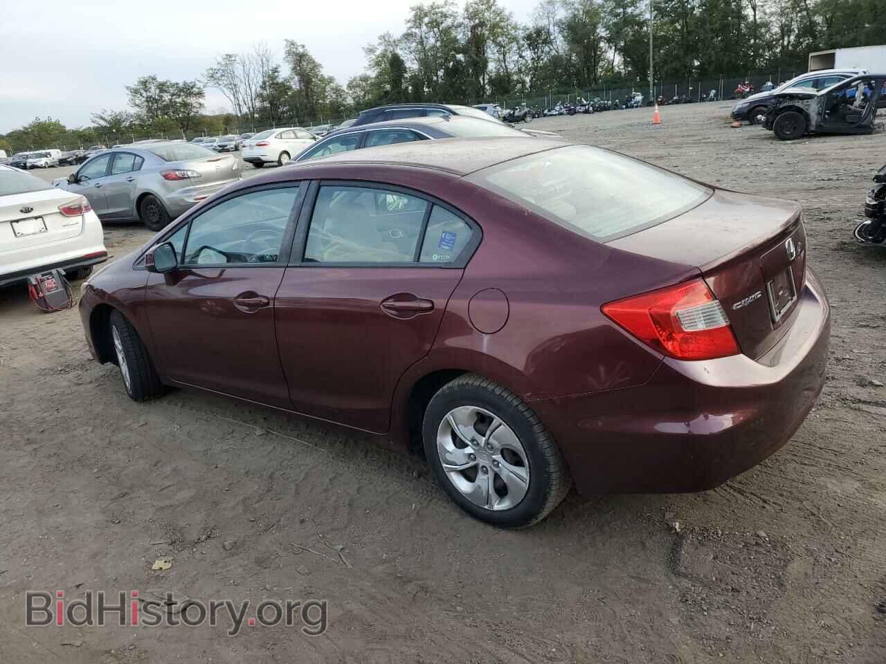 2012 HONDA CIVIC - VIN: 2HGFB2F84CH502203 - Фото 2