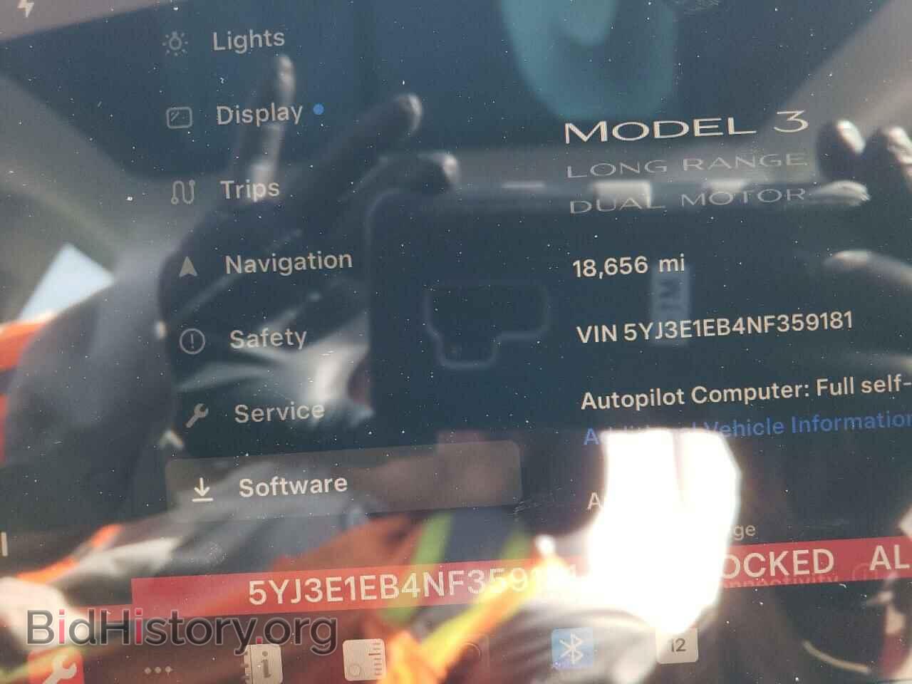 2022 TESLA MODEL 3 - VIN: 5YJ3E1EB4NF359181 - Photo 9