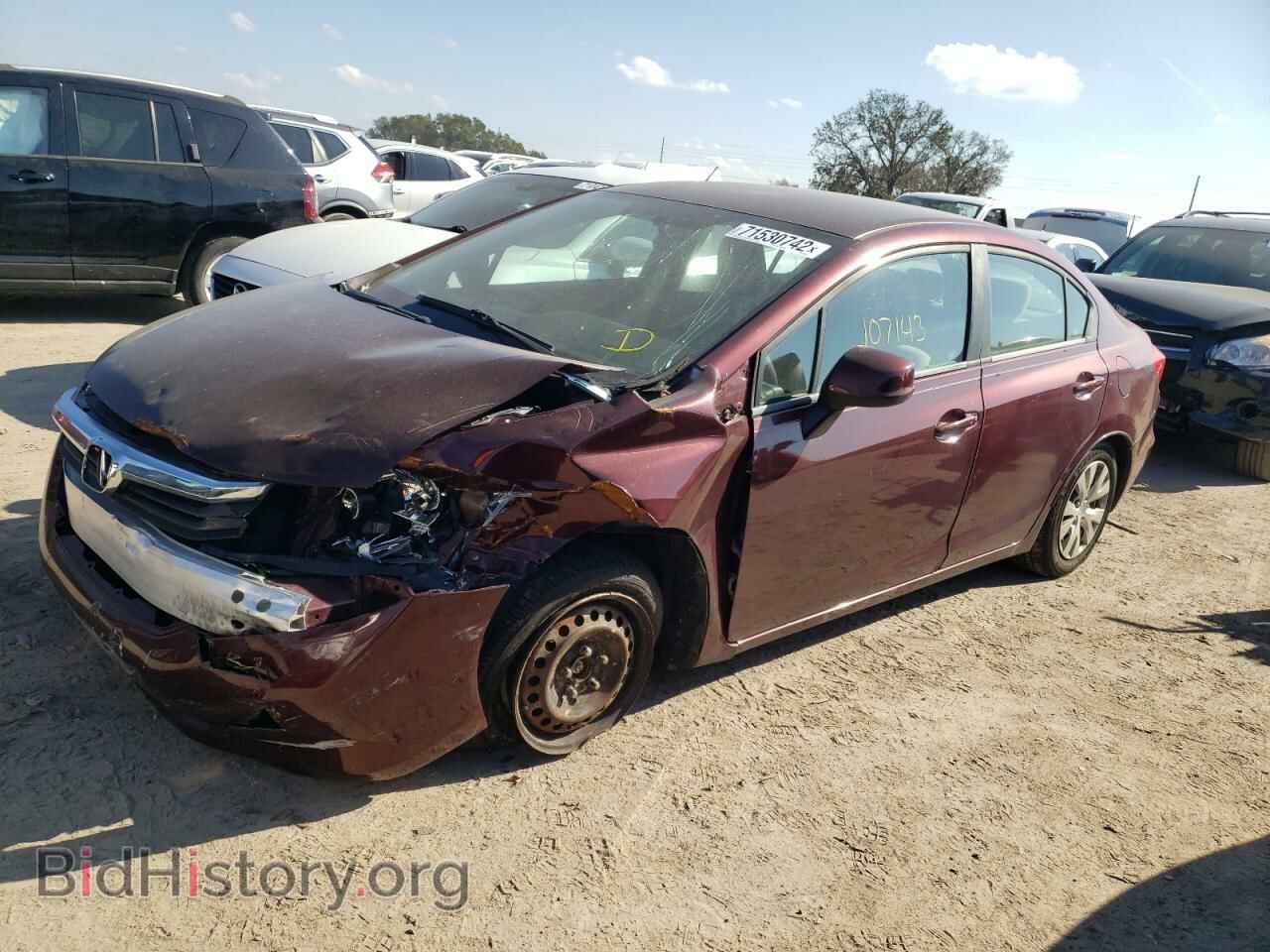 Фотография 2HGFB2F52CH590125 - HONDA CIVIC 2012