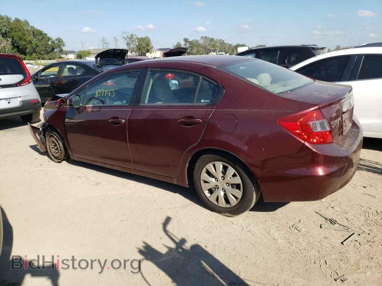 2012 HONDA CIVIC - VIN: 2HGFB2F52CH590125 - Фото 2