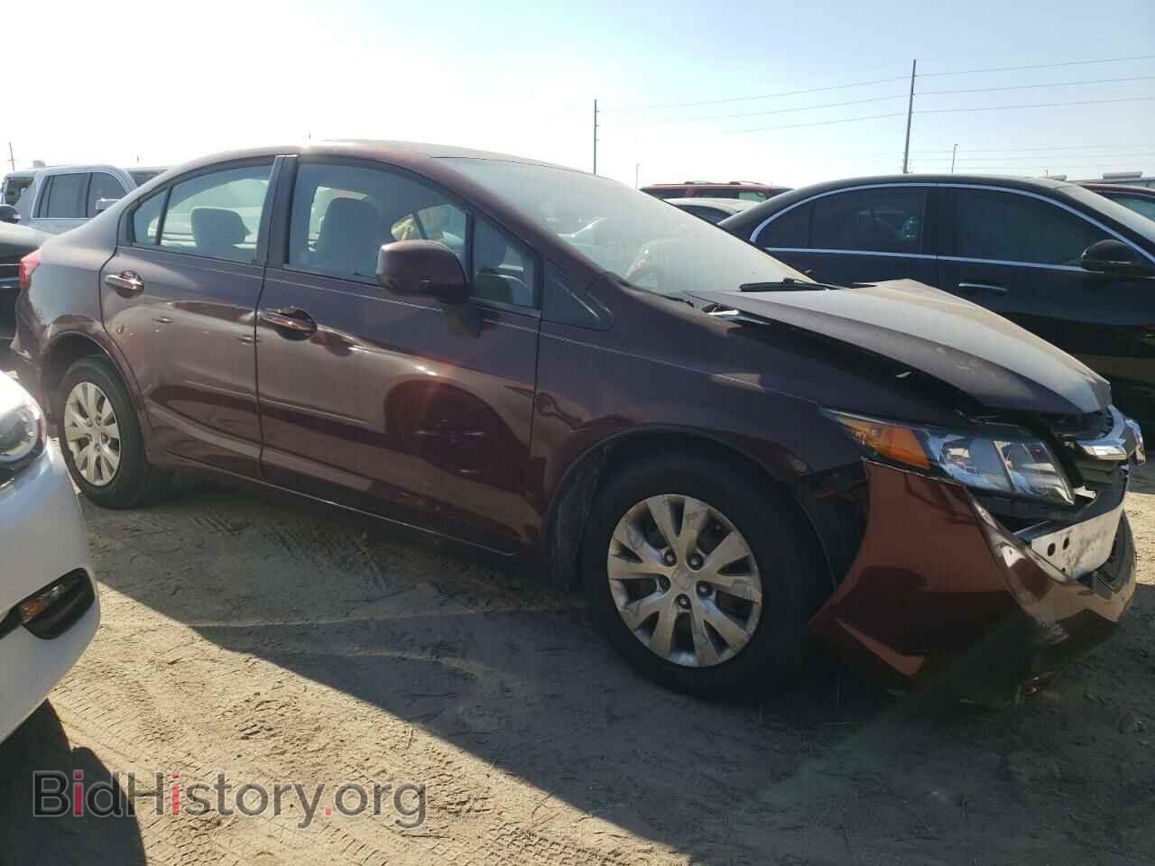2012 HONDA CIVIC - VIN: 2HGFB2F52CH590125 - Фото 4