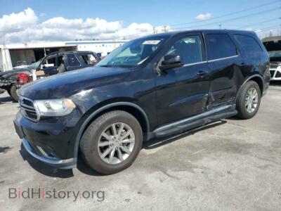 2018 Dodge DURANGO SXT, черный — VIN 1C4RDHAG0JC385176, Copart