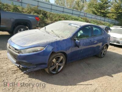 2013 Dodge DART Limited, blue — VIN 1C3CDFCB3DD340862, Copart