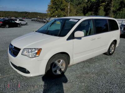 2011 Dodge CARAVAN Crew, white — VIN 2D4RN5DG5BR791456, Copart