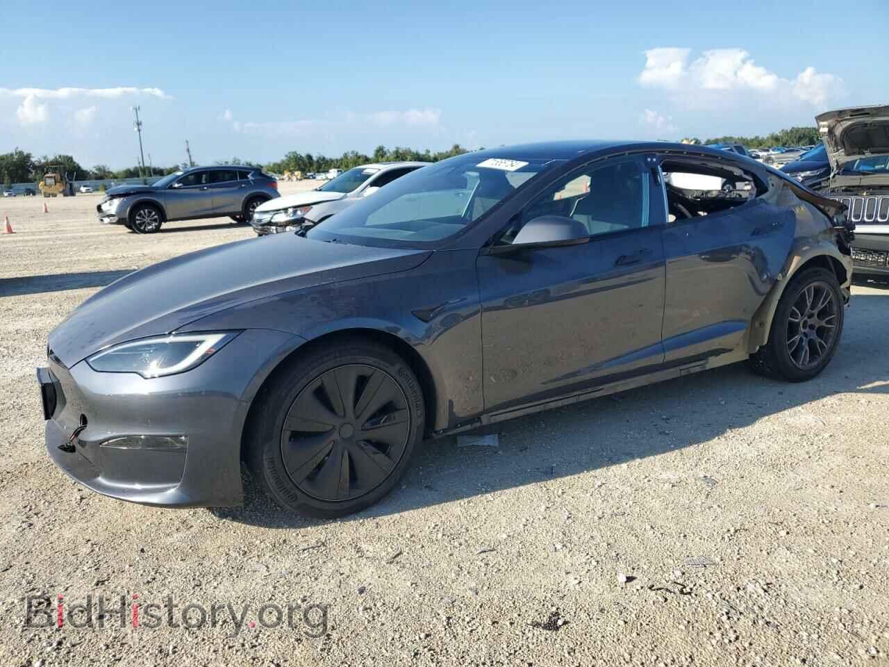 Фотография 5YJSA1E50NF476581 - TESLA MODEL S 2022