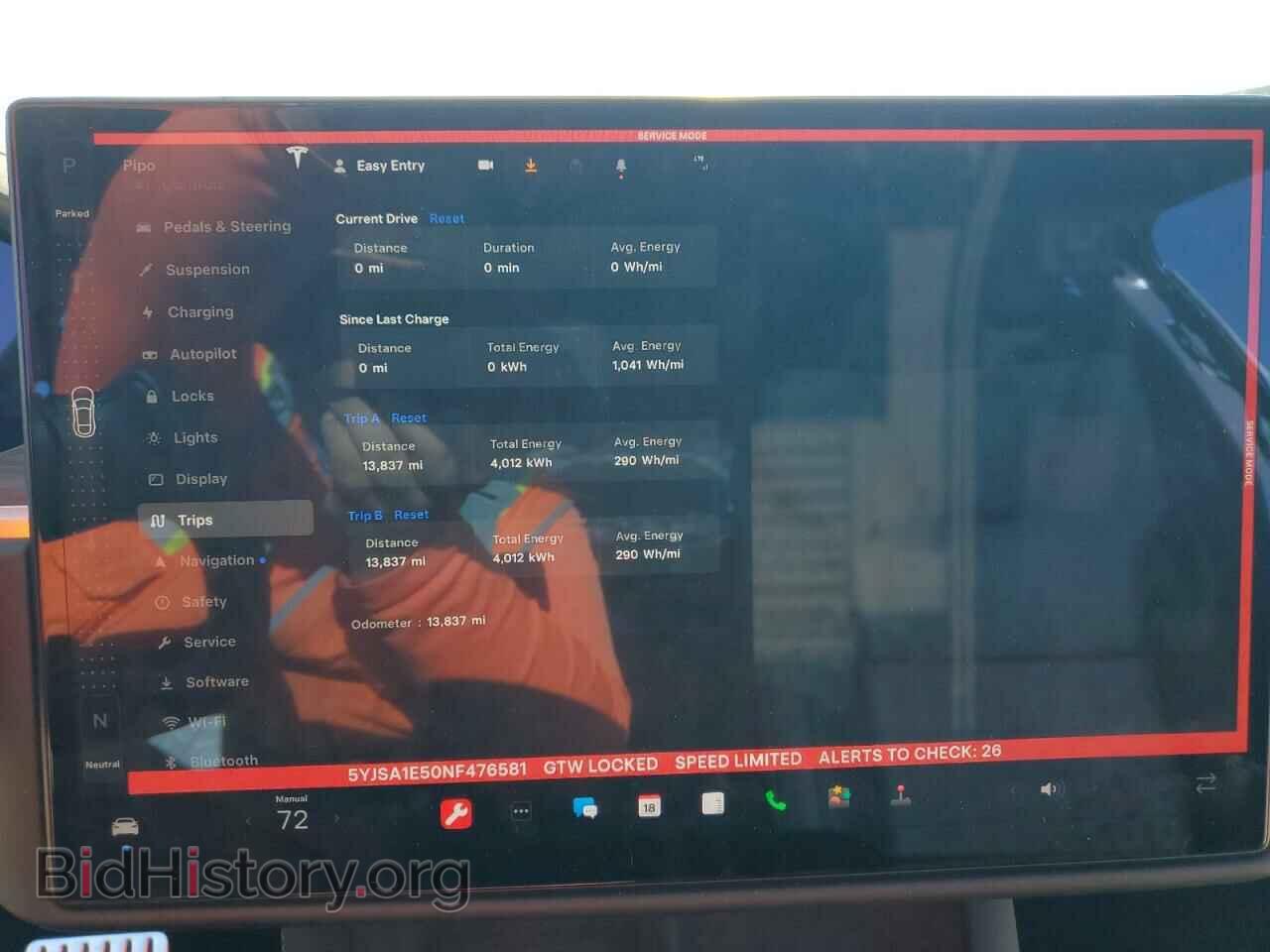 2022 TESLA MODEL S - VIN: 5YJSA1E50NF476581 - Photo 9