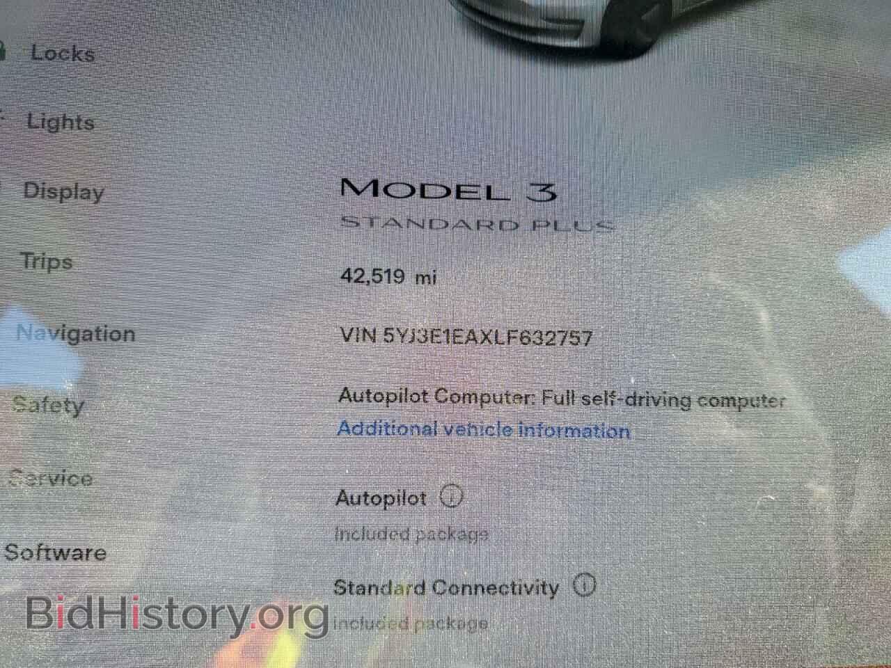 2020 TESLA MODEL 3 - VIN: 5YJ3E1EAXLF632757 - Фото 9
