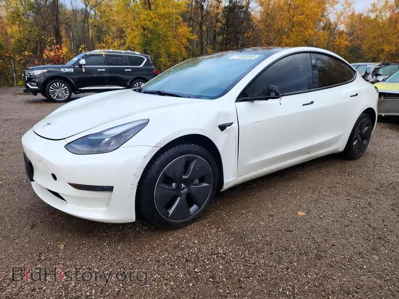 Photo 5YJ3E1EA2MF918507 - TESLA MODEL 3 2021