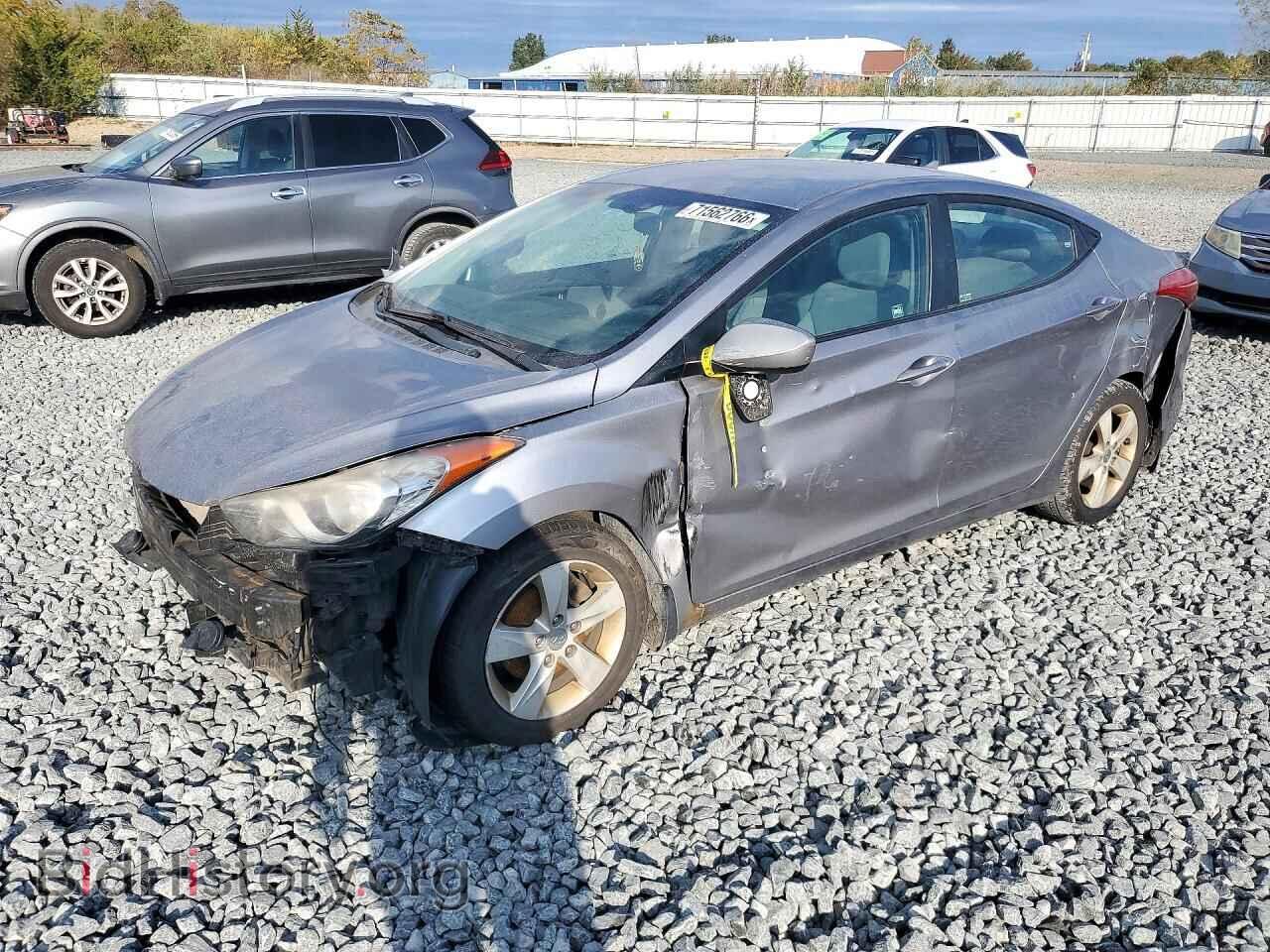 Photo KMHDH4AE0CU384978 - HYUNDAI ELANTRA 2012