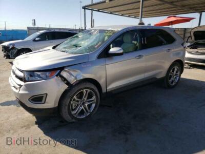 2016 Ford EDGE Edge Titan, серебристый — VIN 2FMPK3K89GBB22079, Copart
