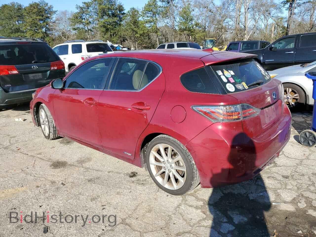 2012 LEXUS CT 200 - VIN: JTHKD5BHXC2082193 - Фото 2