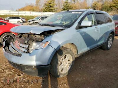 2008 Ford EDGE Edge SEL, синий — VIN 2FMDK48C08BB04074, Copart