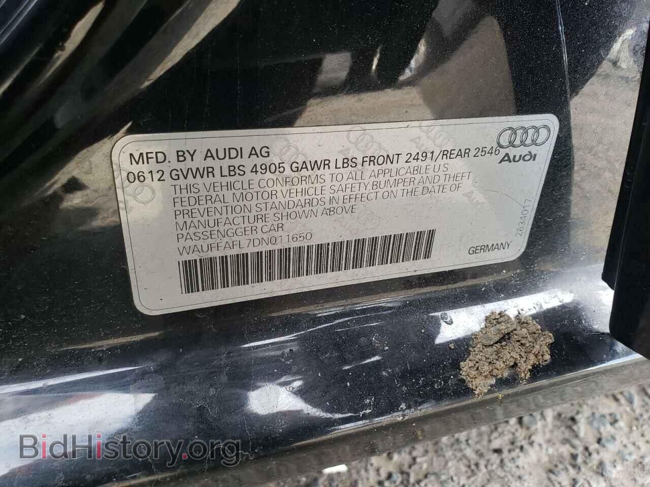 2013 AUDI A4 - VIN: WAUFFAFL7DN011650 - Фото 12
