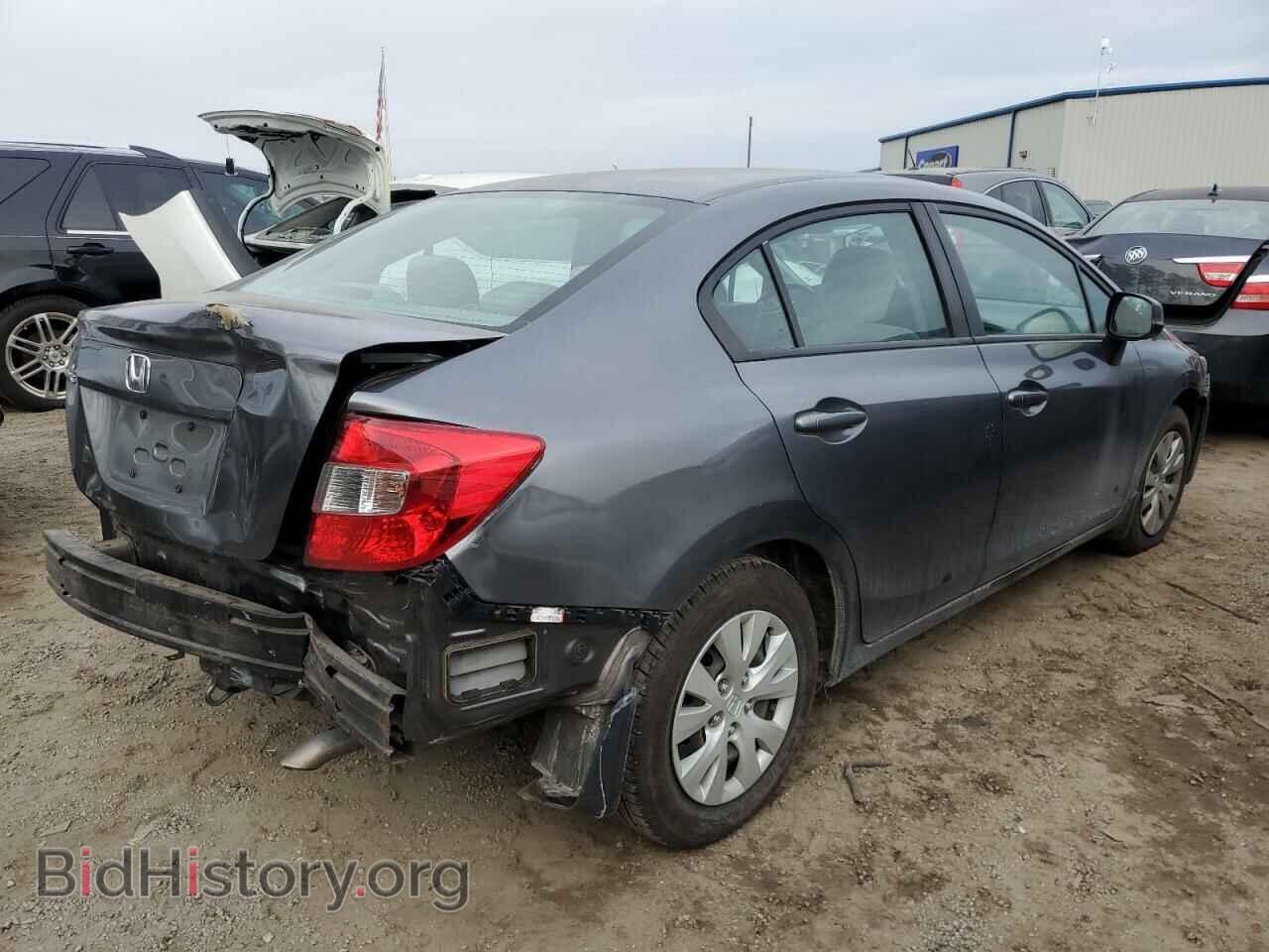 2012 HONDA CIVIC - VIN: 19XFB2F50CE354566 - Фото 3