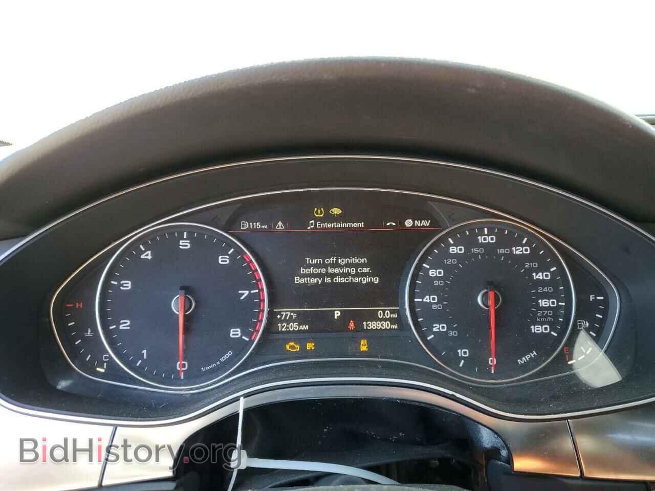 2014 AUDI A6 - VIN: WAUGFAFC4EN053084 - Фото 9