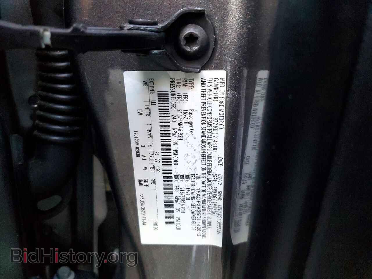 2013 FORD FOCUS - VIN: 1FADP3K25DL142612 - Photo 12