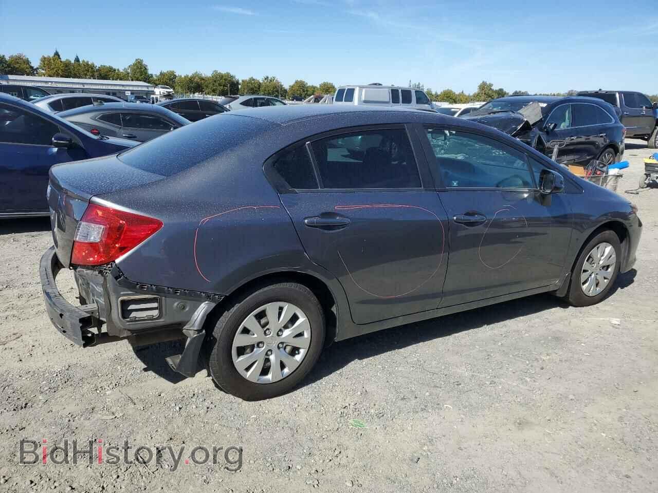2012 HONDA CIVIC - VIN: 19XFB2F58CE389422 - Фото 3