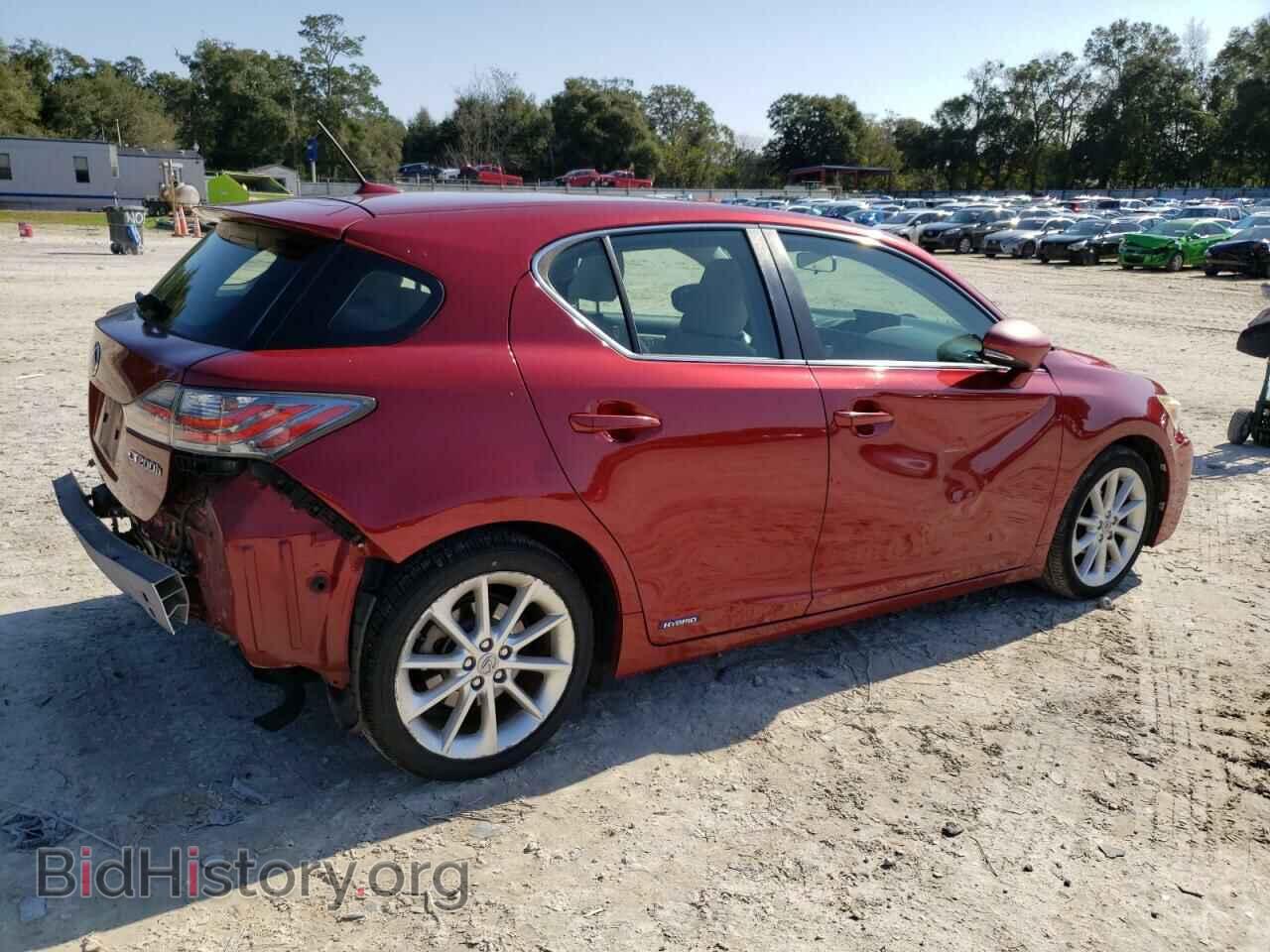2012 LEXUS CT 200 - VIN: JTHKD5BHXC2100207 - Фото 3