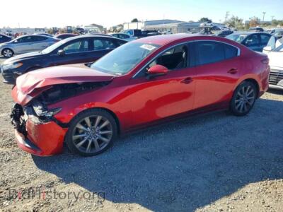 2020 Mazda 3 Select, бордовый — VIN 3MZBPACL8LM127867, Copart