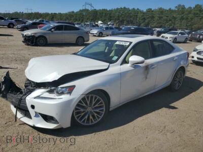 2015 Lexus IS IS 250, белый — VIN JTHBF1D26F5063882, Copart