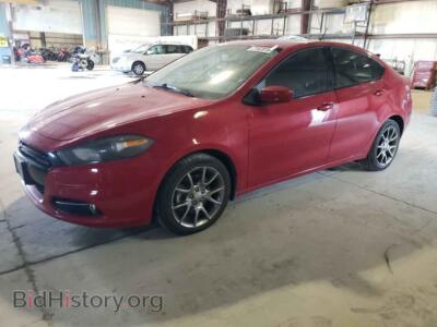 2013 Dodge DART SXT, red — VIN 1C3CDFBA3DD323388, Copart