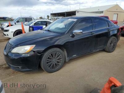 2012 Chrysler 200 Limited, черный — VIN 1C3CCBCG0CN149125, Copart