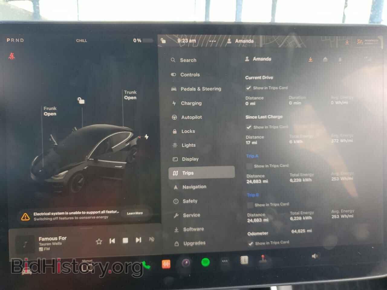 2019 TESLA MODEL 3 - VIN: 5YJ3E1EA4KF416093 - Фото 9