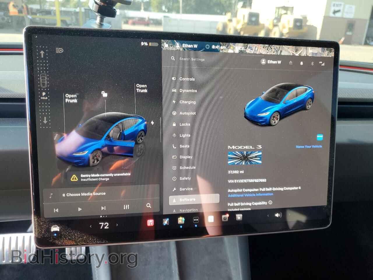 2024 TESLA MODEL 3 - VIN: 5YJ3E1ET5RF827692 - Фото 9
