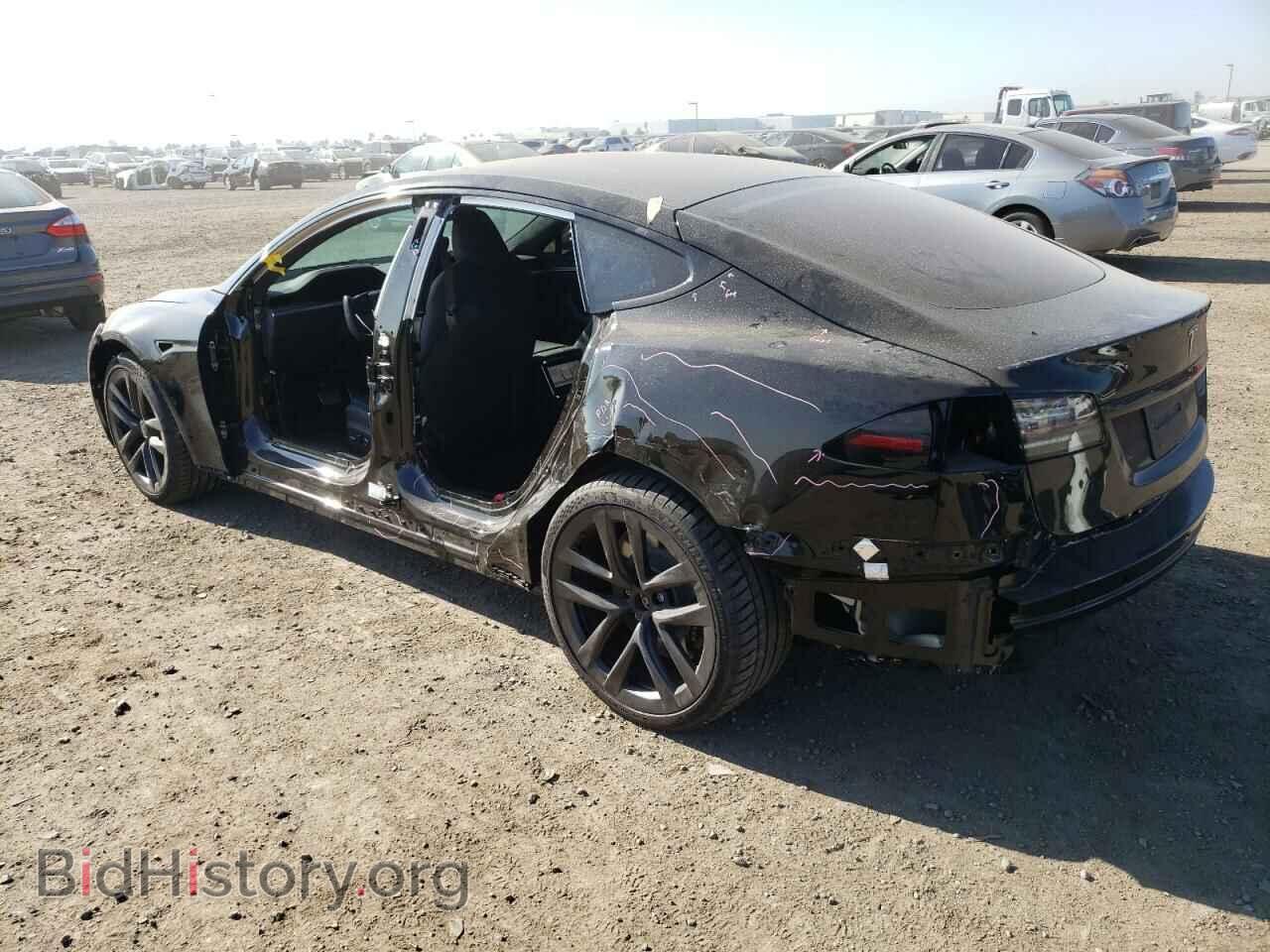 2022 TESLA MODEL S - VIN: 5YJSA1E6XNF479044 - Фото 2