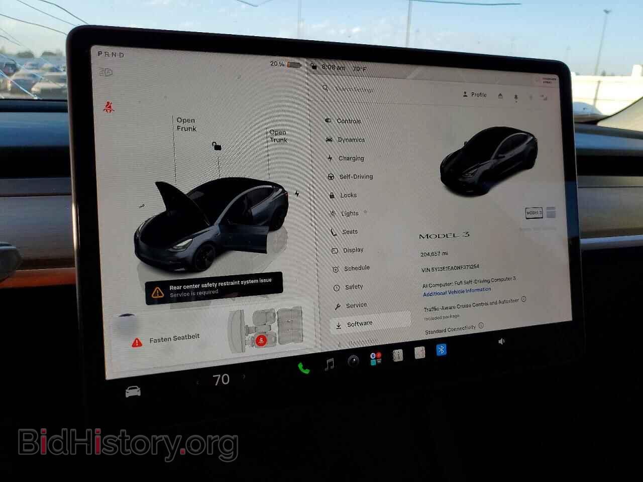 2022 TESLA MODEL 3 - VIN: 5YJ3E1EA0NF371254 - Photo 9