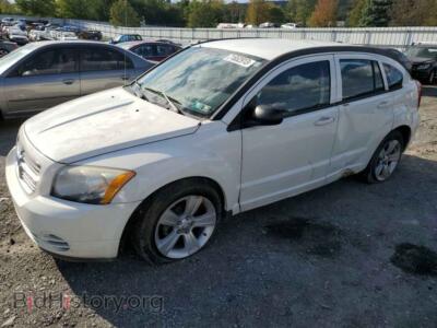 2010 Dodge CALIBER Caliber SX, белый — VIN 1B3CB4HA0AD607605, Copart