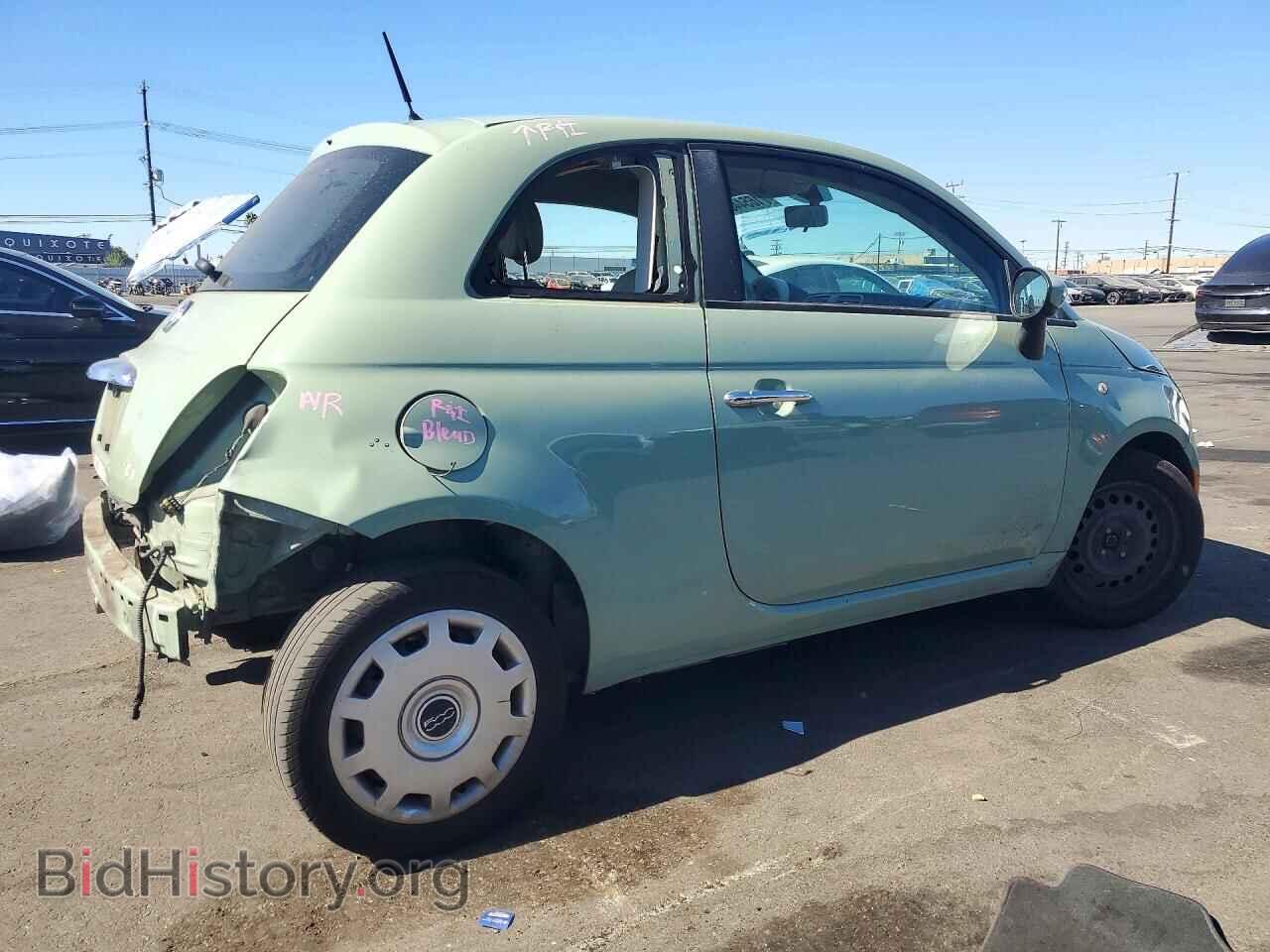 2012 FIAT 500 - VIN: 3C3CFFAR6CT352314 - Photo 3