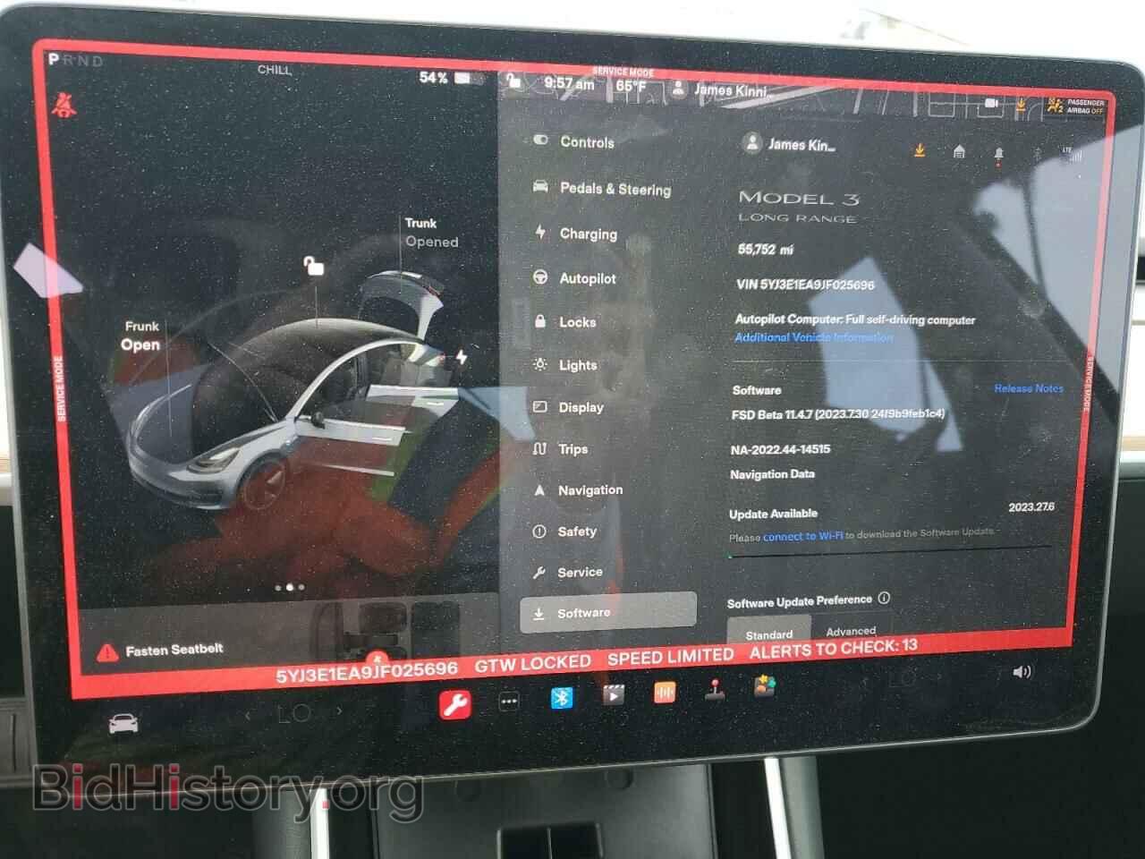 2018 TESLA MODEL 3 - VIN: 5YJ3E1EA9JF025696 - Photo 9