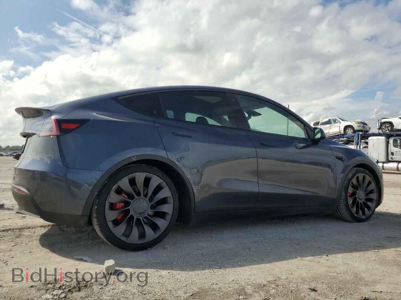 2022 TESLA MODEL Y - VIN: 7SAYGDEF1NF313024 - Фото 3