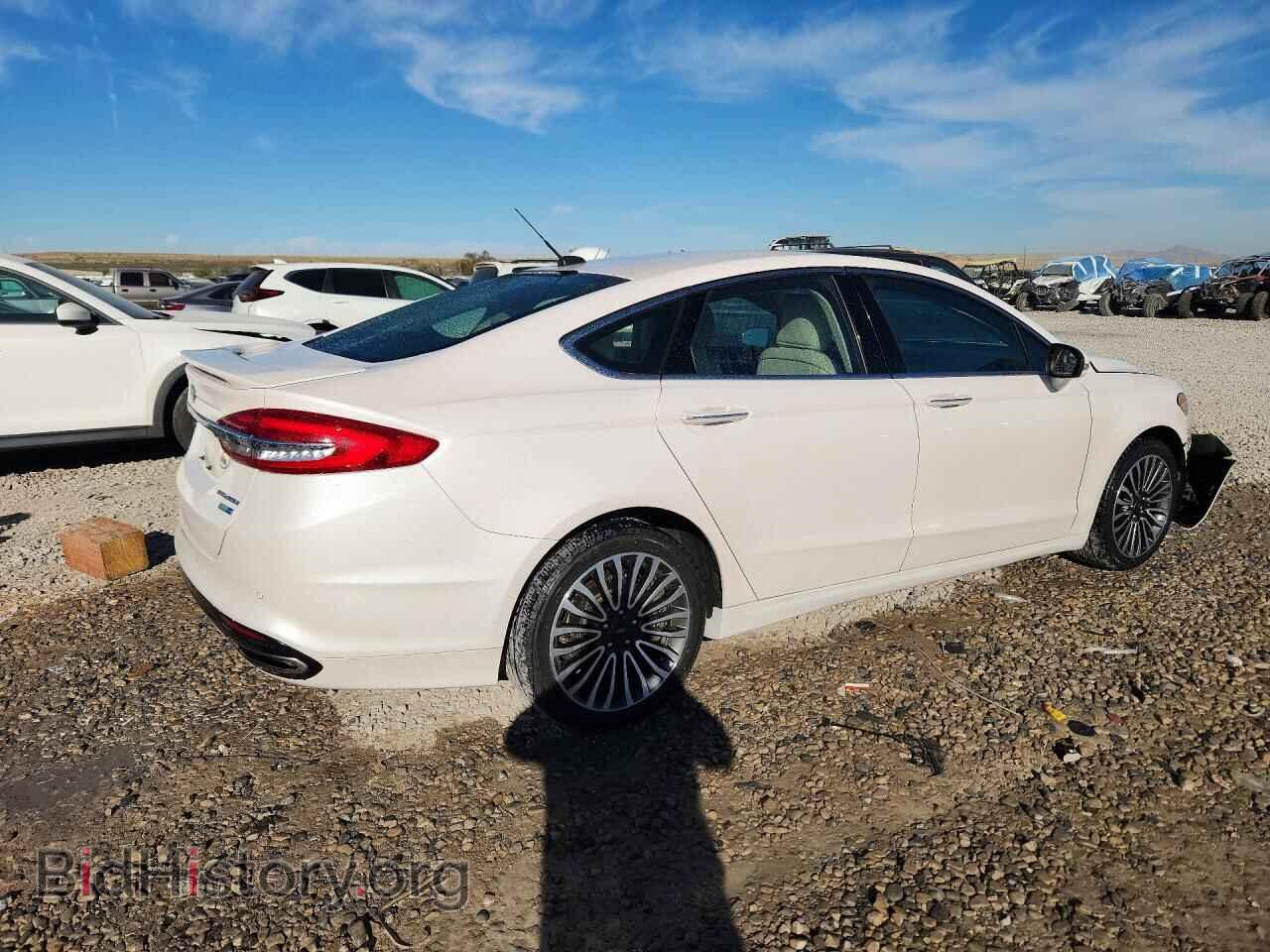 2018 FORD FUSION - VIN: 3FA6P0D96JR168702 - Фото 3
