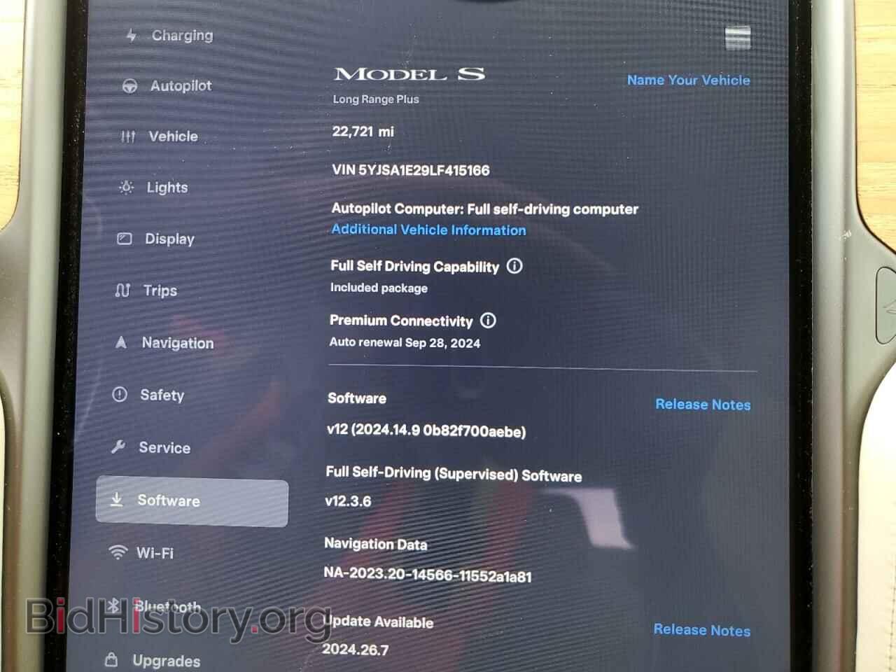 2020 TESLA MODEL S - VIN: 5YJSA1E29LF415166 - Photo 9