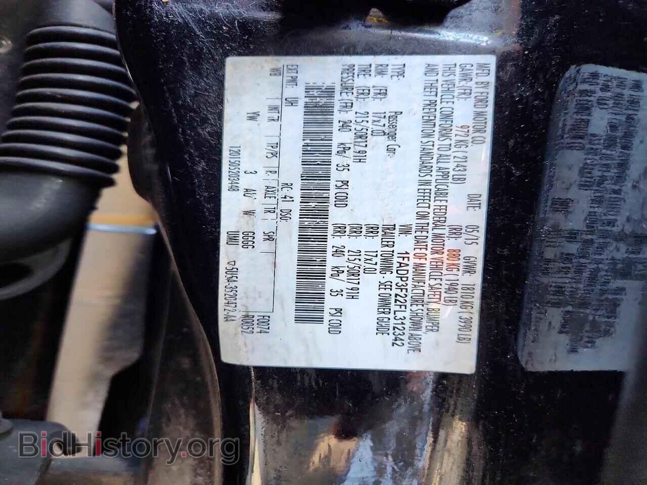 2015 FORD FOCUS - VIN: 1FADP3F22FL312342 - Photo 12