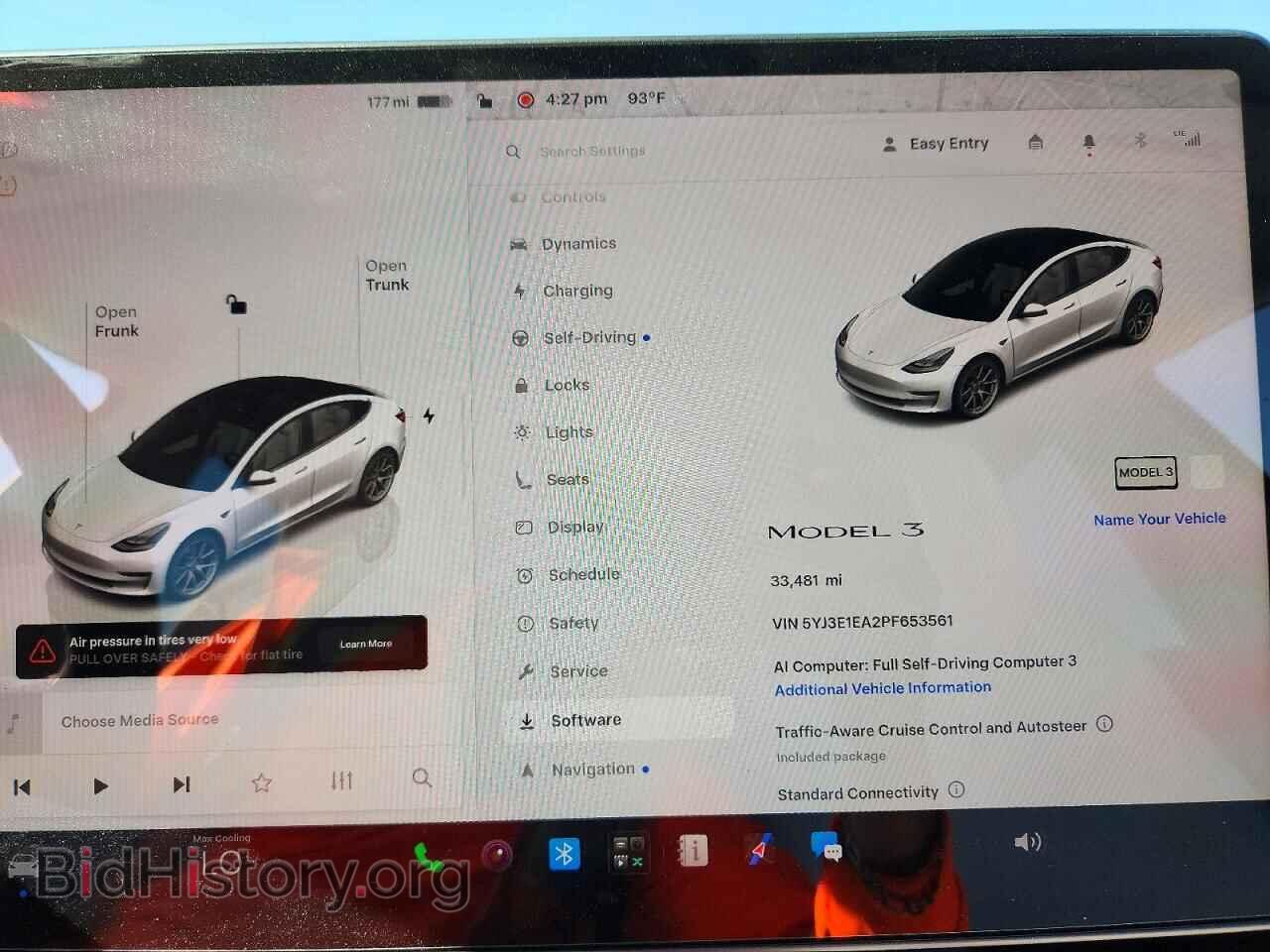 2023 TESLA MODEL 3 - VIN: 5YJ3E1EA2PF653561 - Photo 9