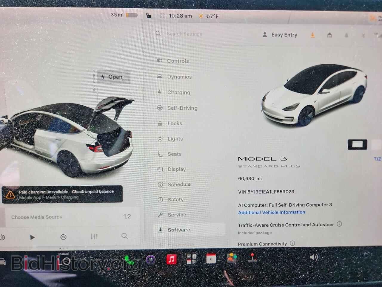2020 TESLA MODEL 3 - VIN: 5YJ3E1EA1LF659023 - Фото 9