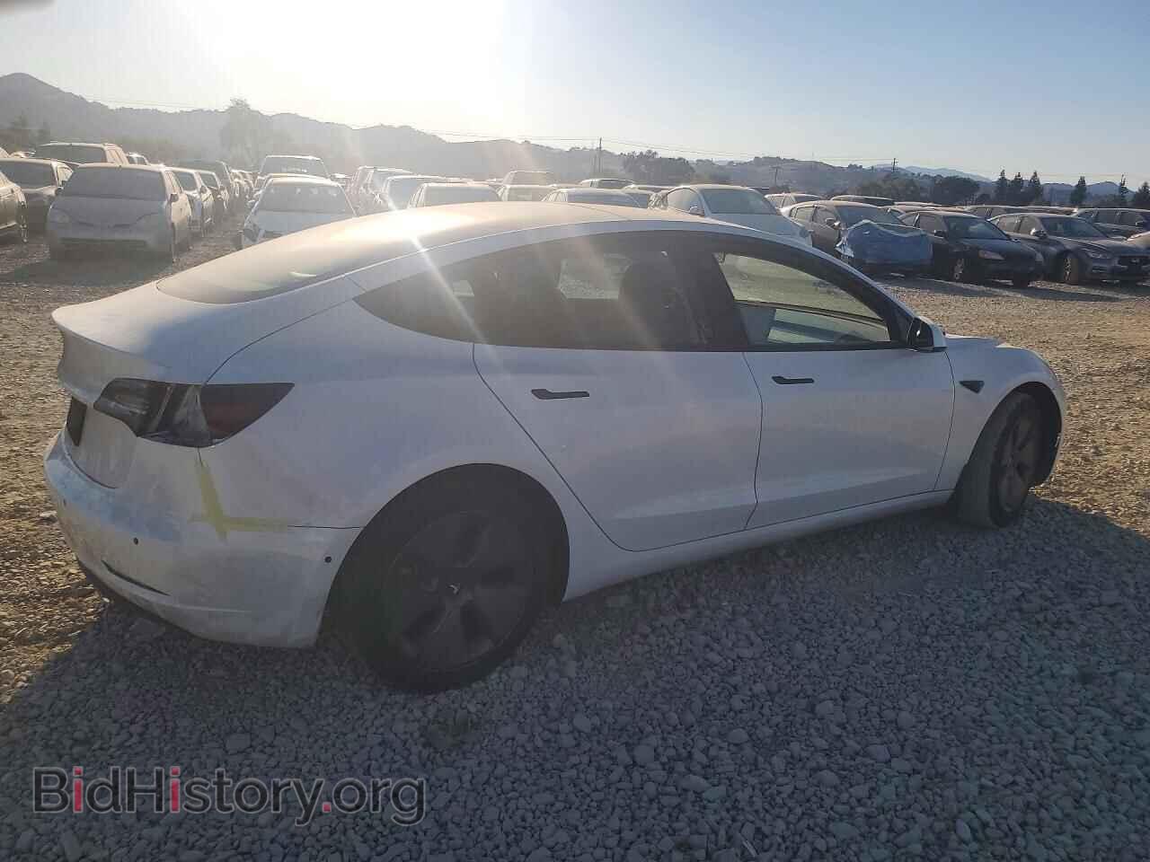 2022 TESLA MODEL 3 - VIN: 5YJ3E1EA8NF196784 - Фото 3